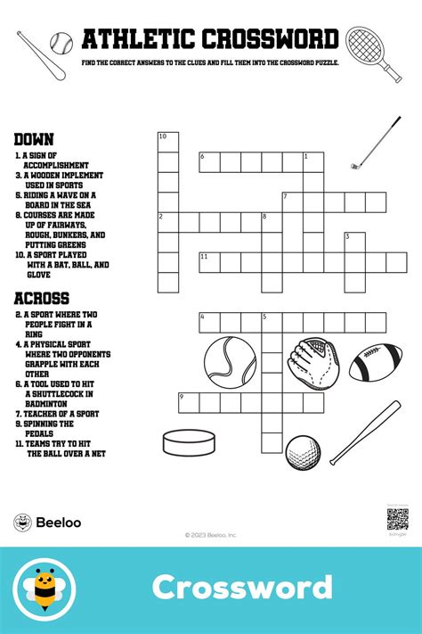 athletic crossword clue|athletic crossword clue 3 letters.